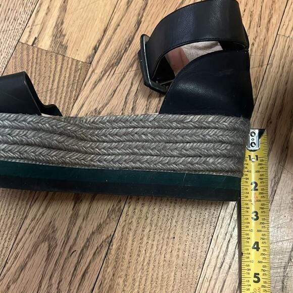 PALOMITAS BY PALOMITAS BARCELO WEDGE PLATFORM LEATHER SANDAL SIZE 41‎ - Picture 6 of 6